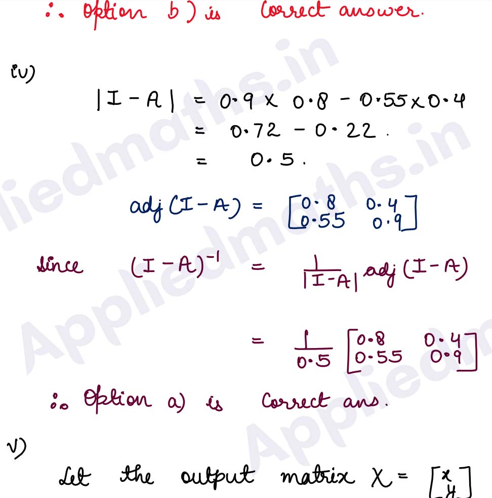 case study questions on determinants class 12